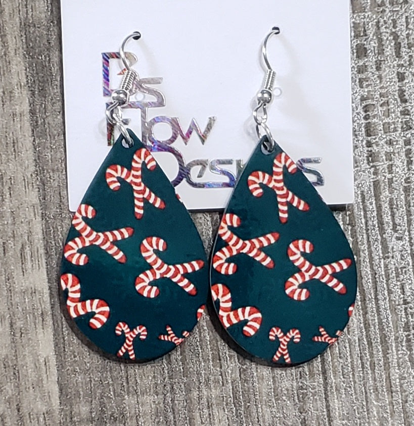 Candy Canes Earrings