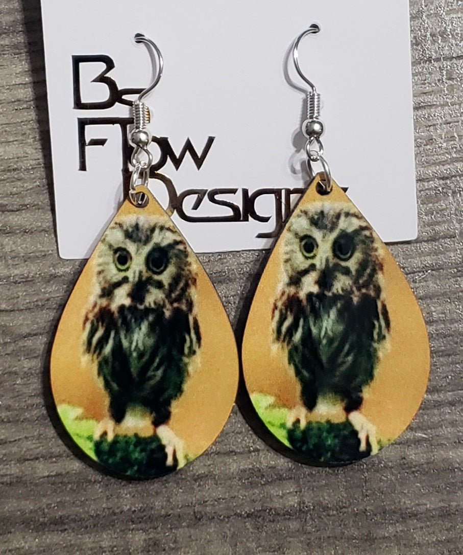 Owl Earrings C