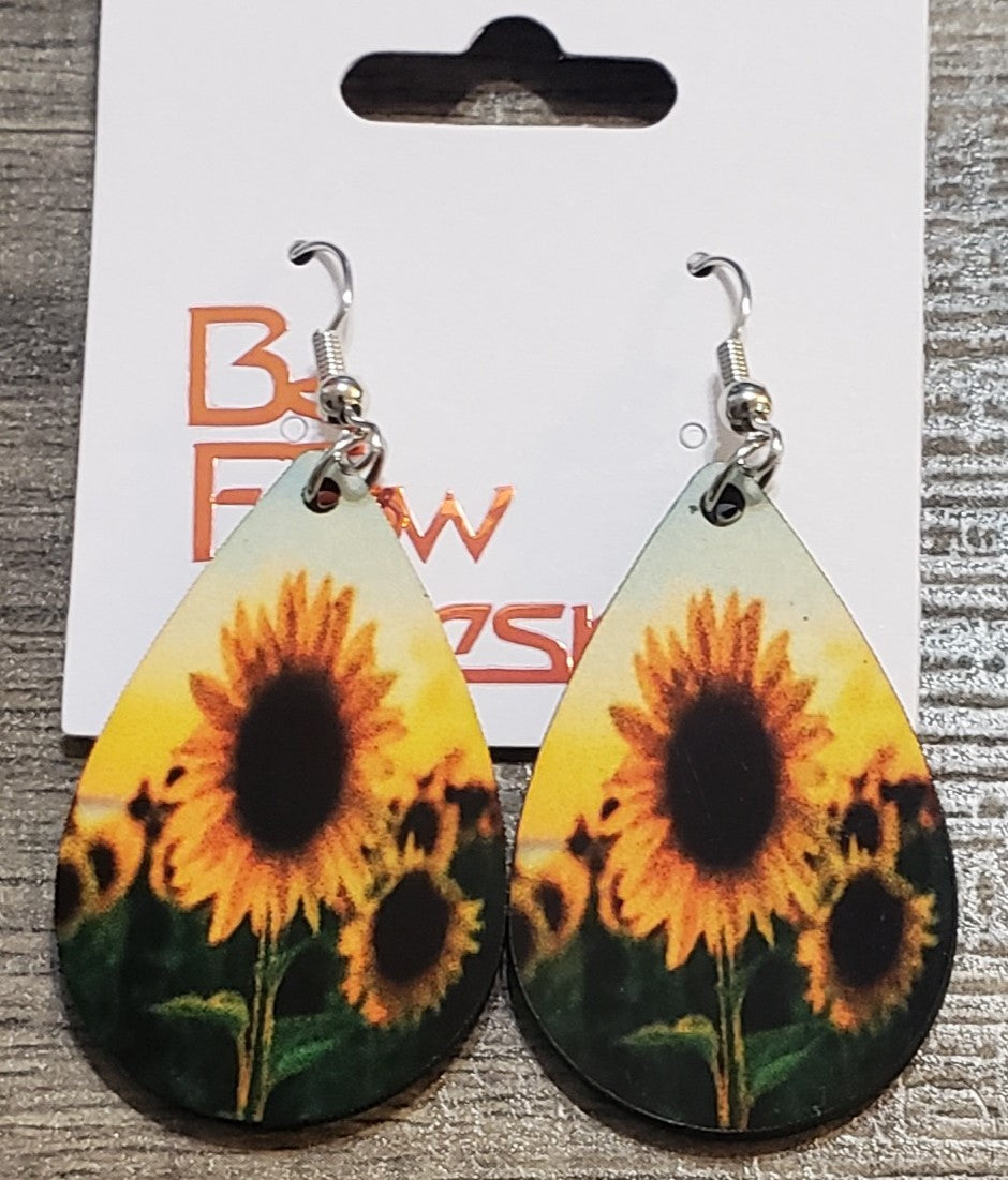 Sunflower Field Earrings
