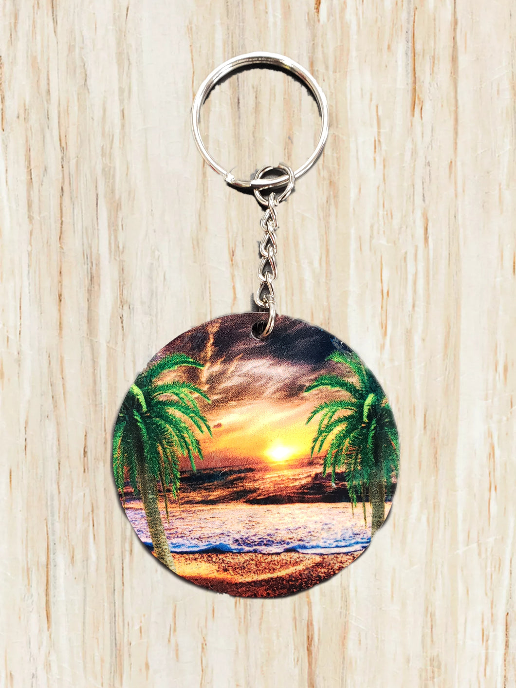 Key Chain Sunset at the Beach