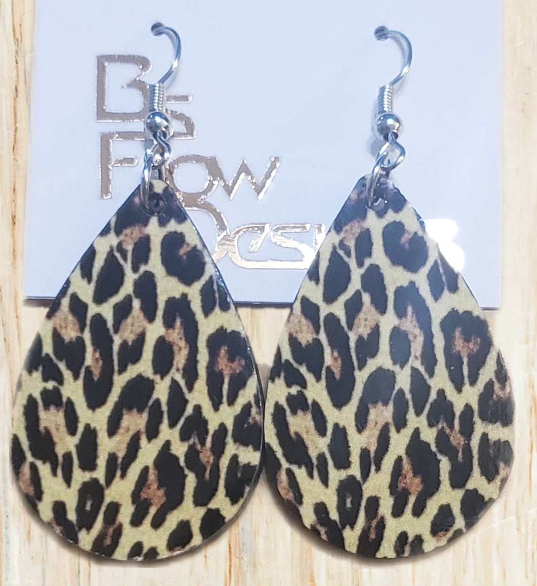 Leopard Small Print Earrings