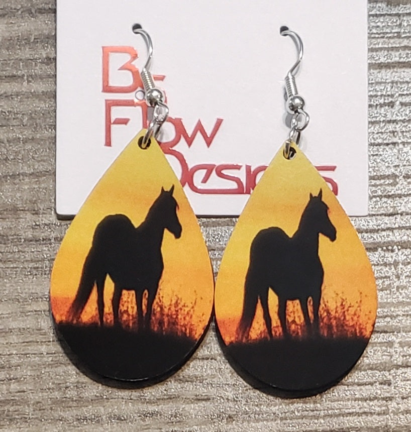 Horse C Earrings