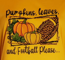 Load image into Gallery viewer, Pumpkins, Leaves and Football Please
